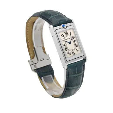 Cartier Tank Basculante 2390 25mm Stainless steel Silver 2