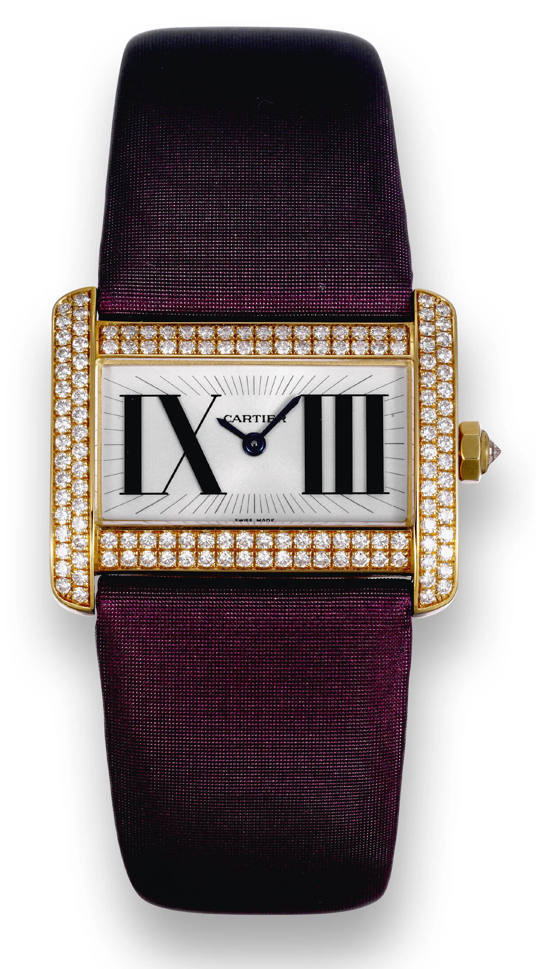 Cartier Tank 2601 32mm Yellow gold Silver