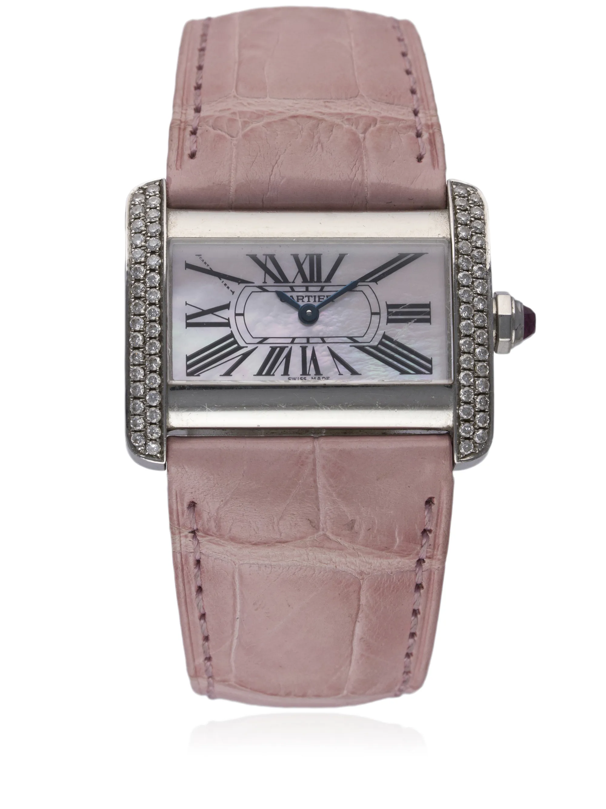 Cartier Tank Divan 2599 32mm Stainless steel Mother-of-pearl