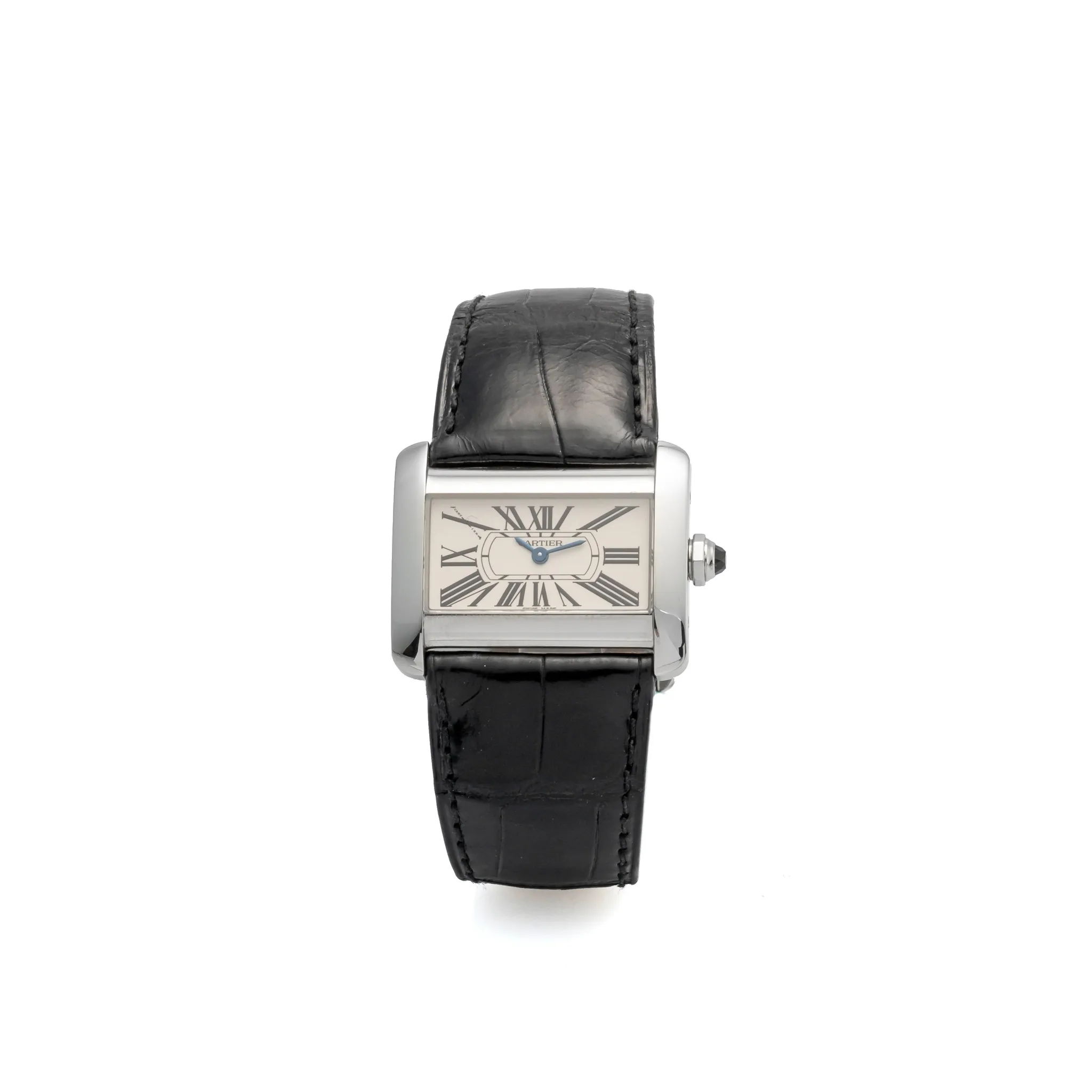 Cartier Tank Divan 2599 31mm Stainless steel White