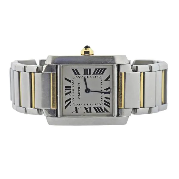 Cartier Tank Française 2301 25mm Yellow gold and Stainless steel Silver