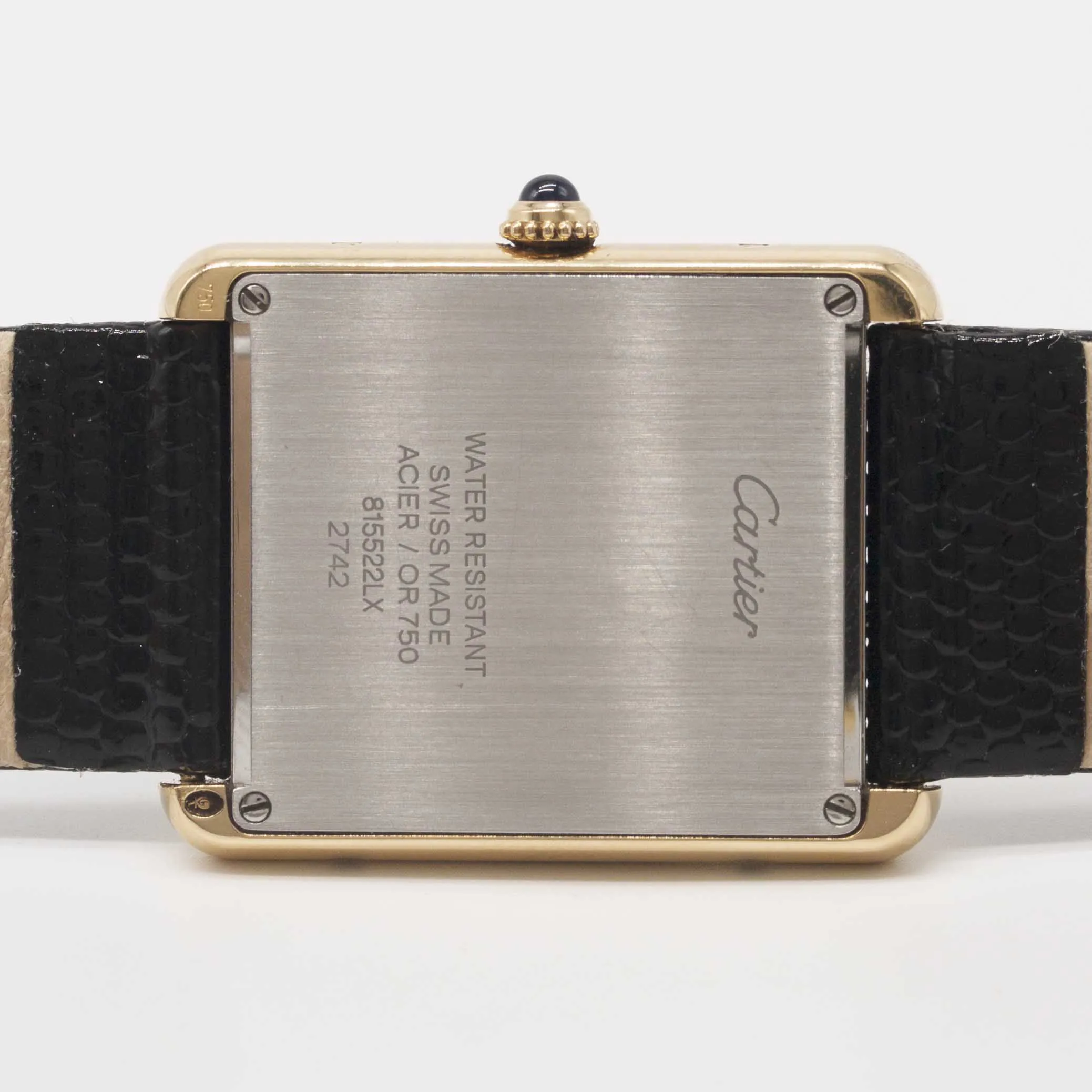 Cartier Tank 2742 35mm Yellow gold and stainless steel White 2