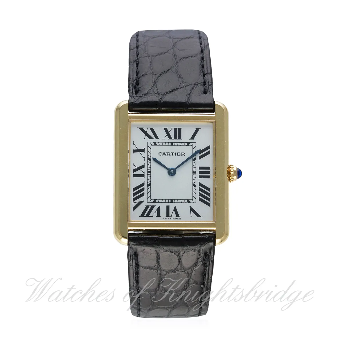 Cartier Tank Solo 2742 35mm Steel & gold Silver