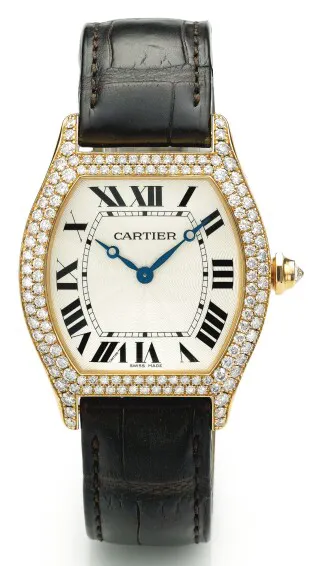 Cartier 2498 34mm Rose gold Silver