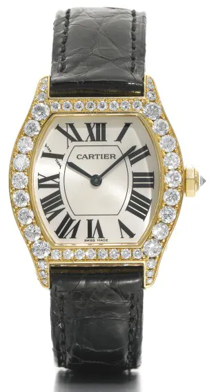 Cartier 2643 34mm Yellow gold Silver