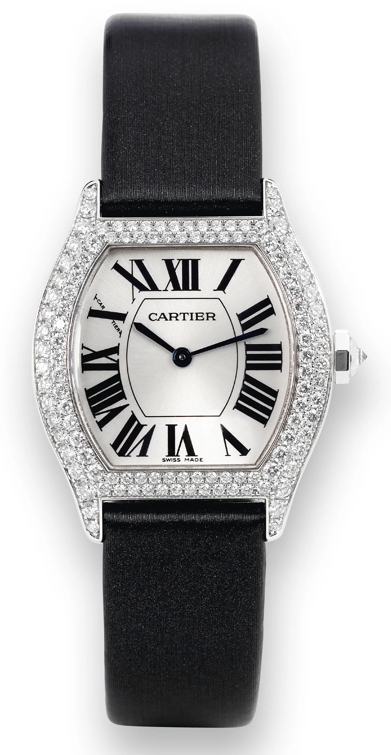 Cartier 2644 26mm White gold Silver