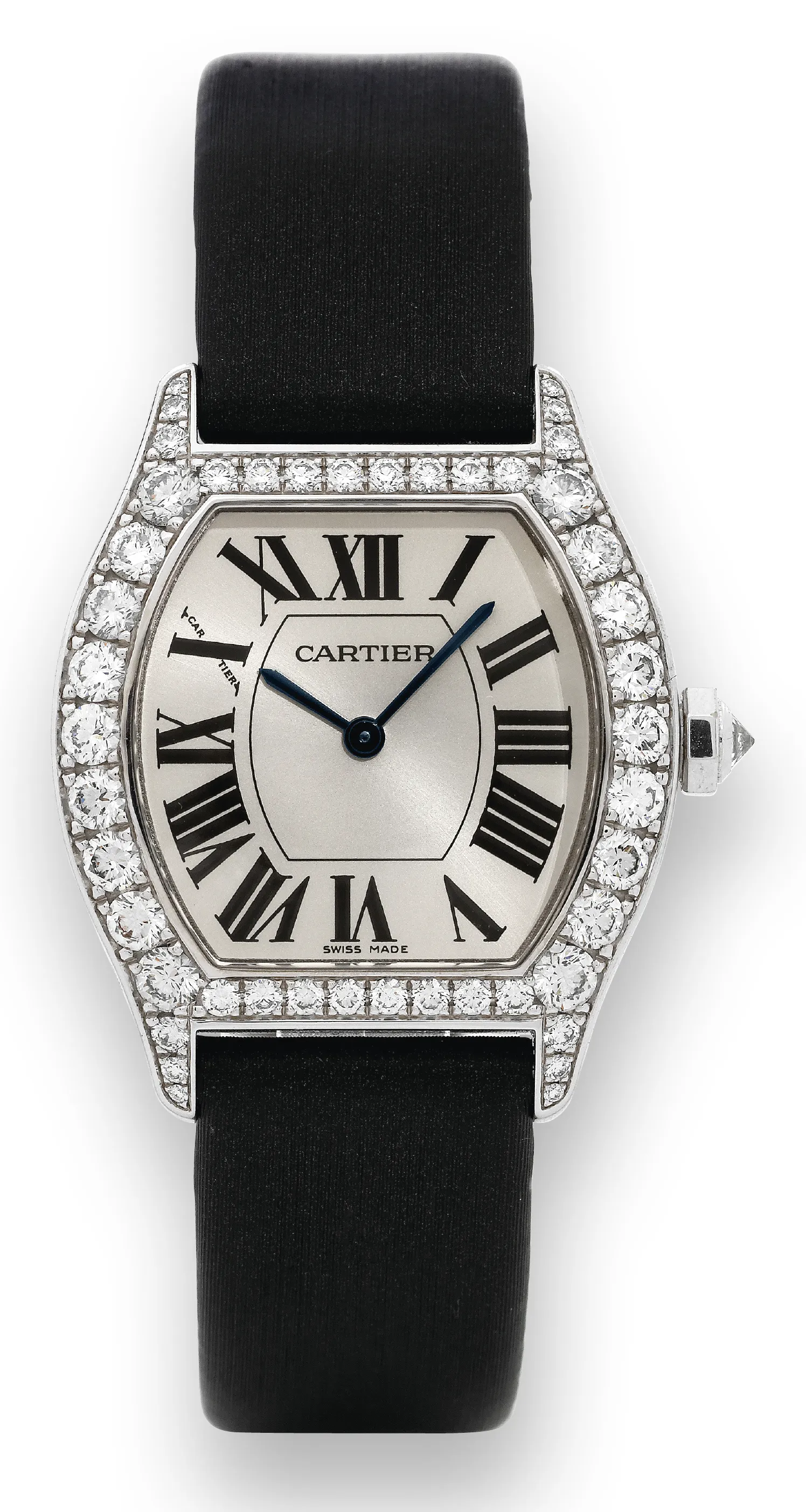 Cartier 2644 26mm White gold Silver