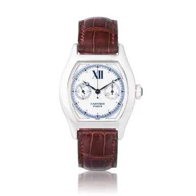 Cartier Tortue 2396 33mm White gold Silver