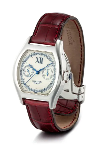 Cartier Tortue 2396 34mm White gold Silver 1