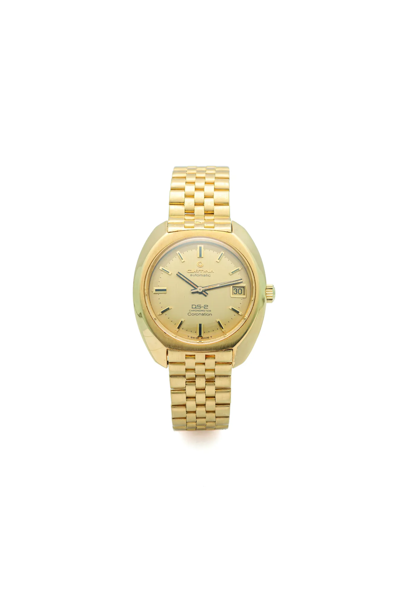 Certina DS-2 346.825 / 5810 300 43mm Yellow gold Champagne