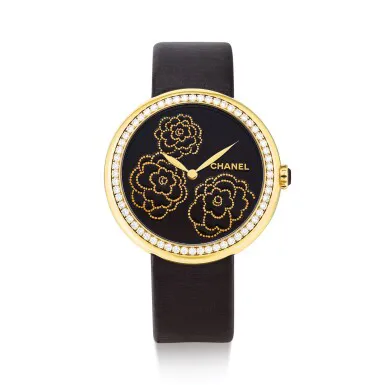 Chanel J12 H3567 37mm Yellow gold Black