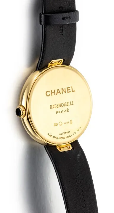 Chanel J12 H3567 37mm Yellow gold Black 2