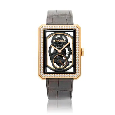 Chanel Boy-Friend H5255 28.5mm Yellow gold Skeletonized