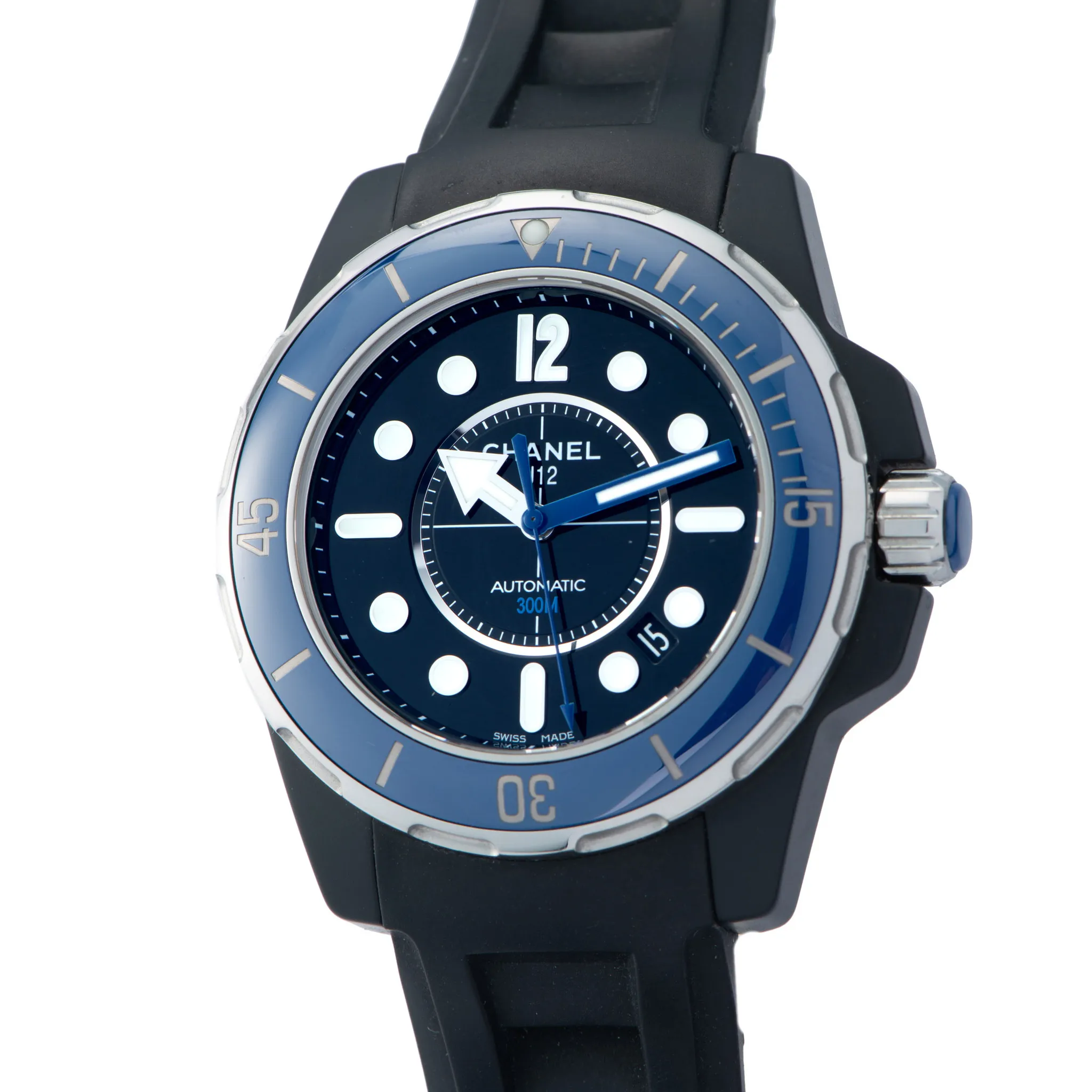 Chanel J12 J12 42mm Ceramic and Stainless steel Blue 1