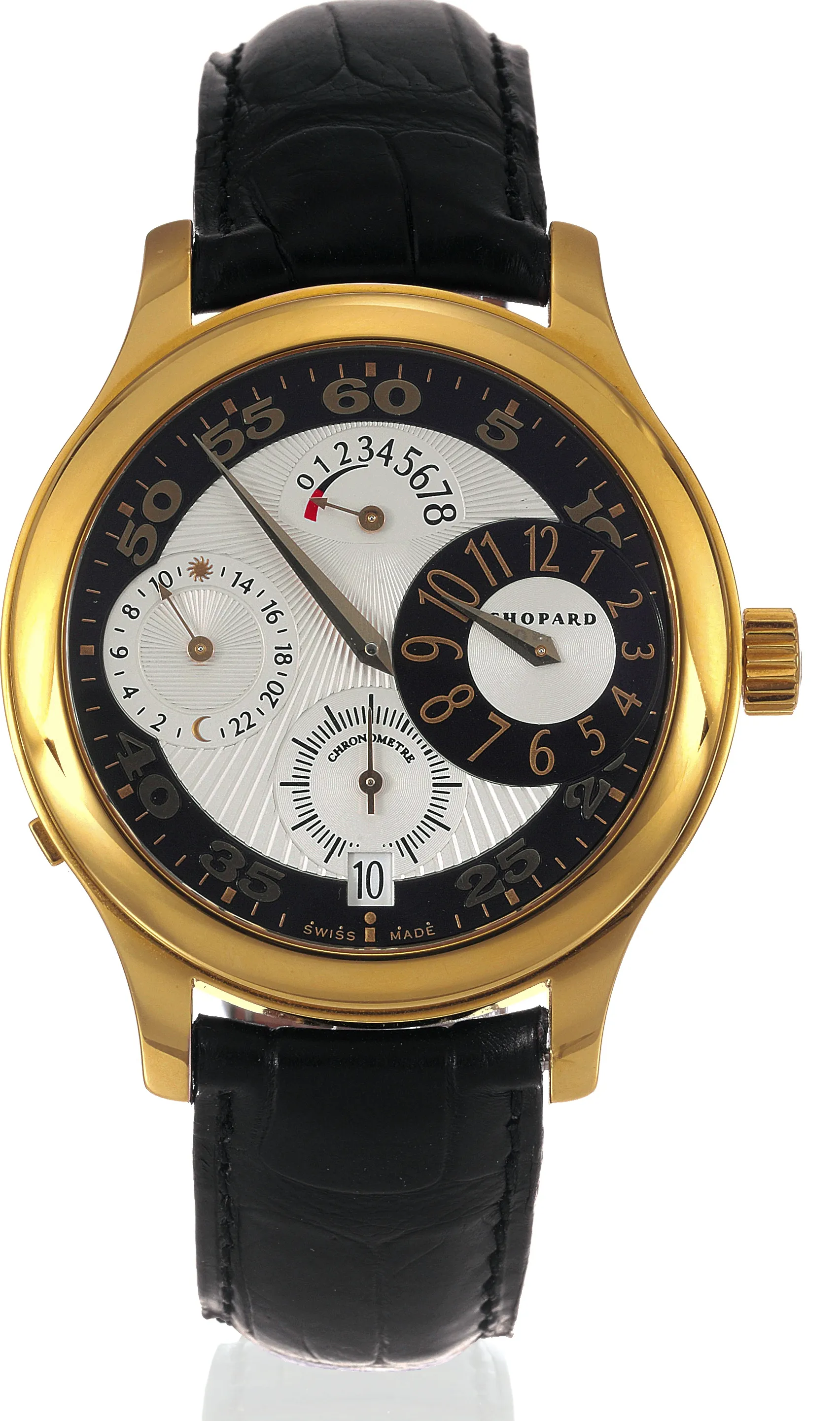 Chopard L.U.C 16/1874 40mm Yellow gold bi-color black and silver