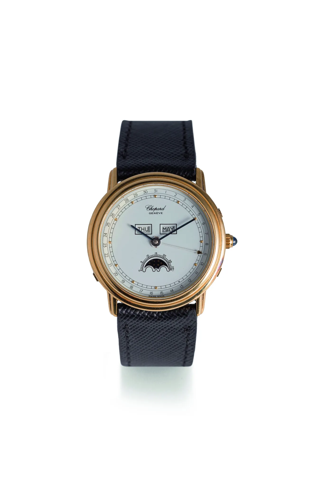 Chopard Luna D'Oro 1114 33mm Yellow gold Silver