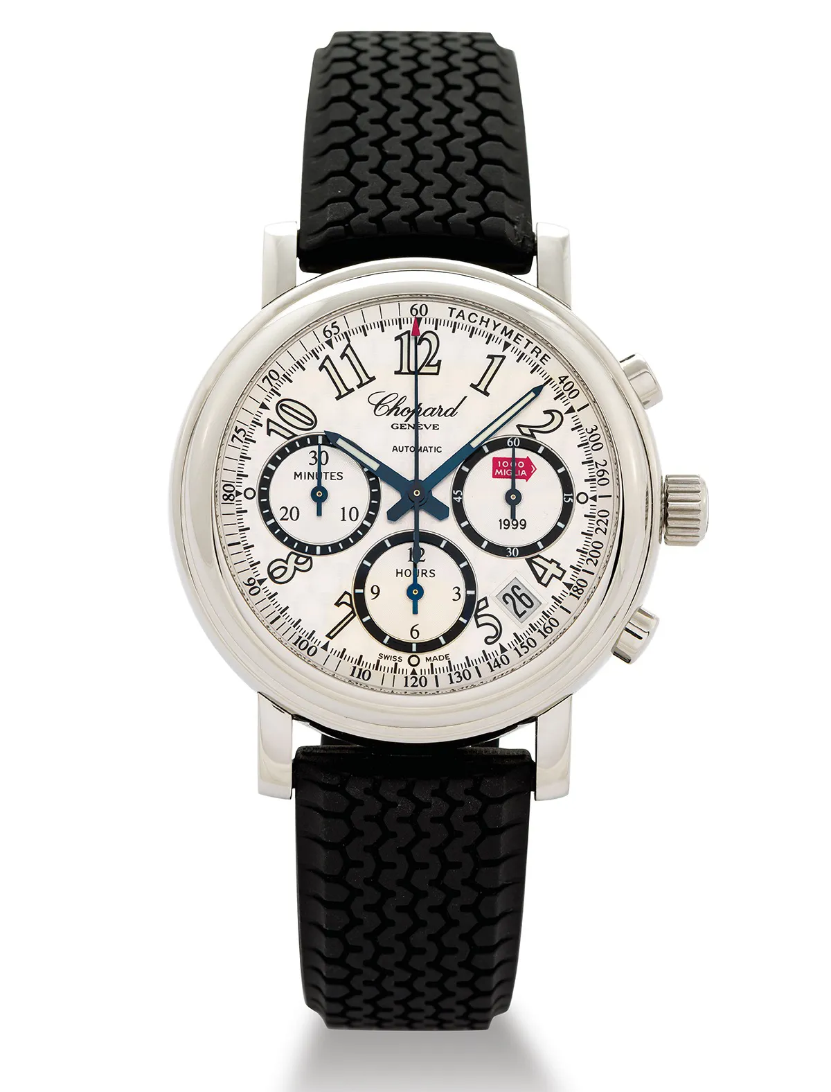 Chopard Mille Miglia 8331 39mm Stainless steel White