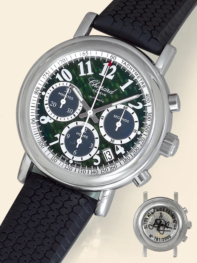 Chopard Mille Miglia 8331 39mm Stainless steel Green and silver