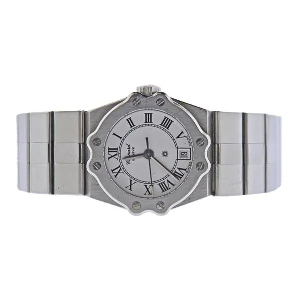 Chopard St. Moritz 8026 24mm Stainless steel White