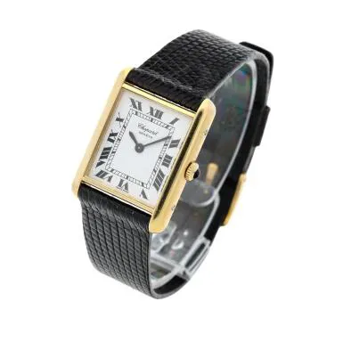 Chopard Tank 2111 1 30mm Yellow gold White 5