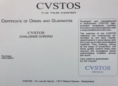 Cvstos Challenge 41mm Stainless steel Semi-skeletonized 1