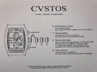 Cvstos Challenge 41mm Stainless steel Semi-skeletonized 3