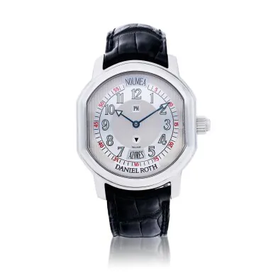 Daniel Roth Metropolitan World Time 857.ST 38mm Stainless steel Silver