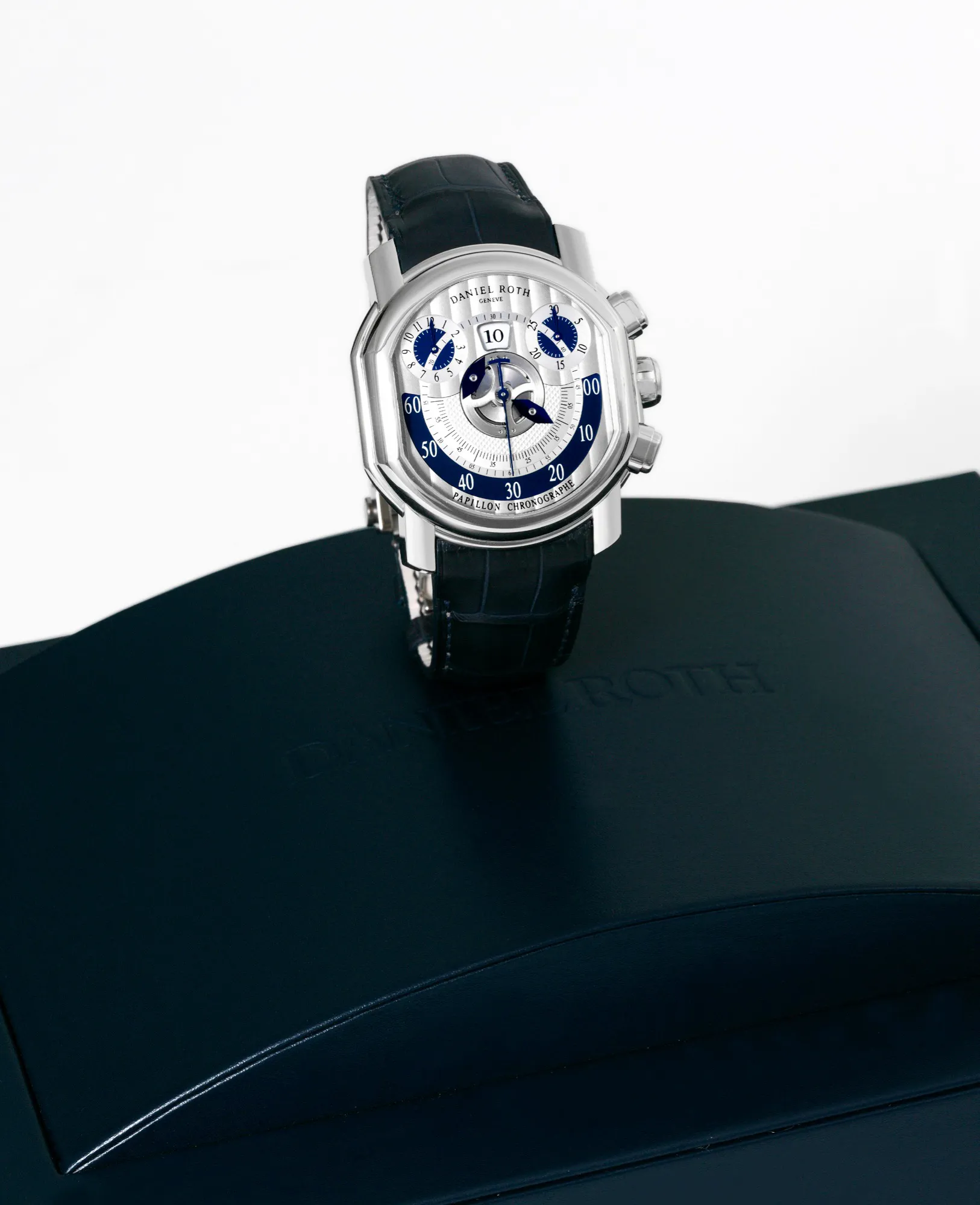 Daniel Roth Papillon 43mm White gold Blue