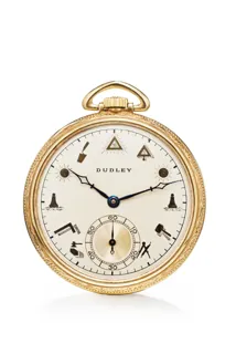 Dudley Watch Company 44.8mm Yellow gold Silver