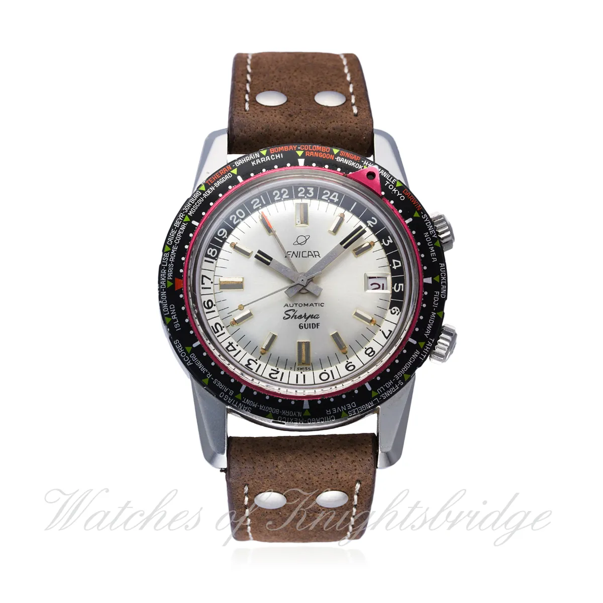 Enicar Sherpa Guide 146/001 43mm Stainless steel Silver