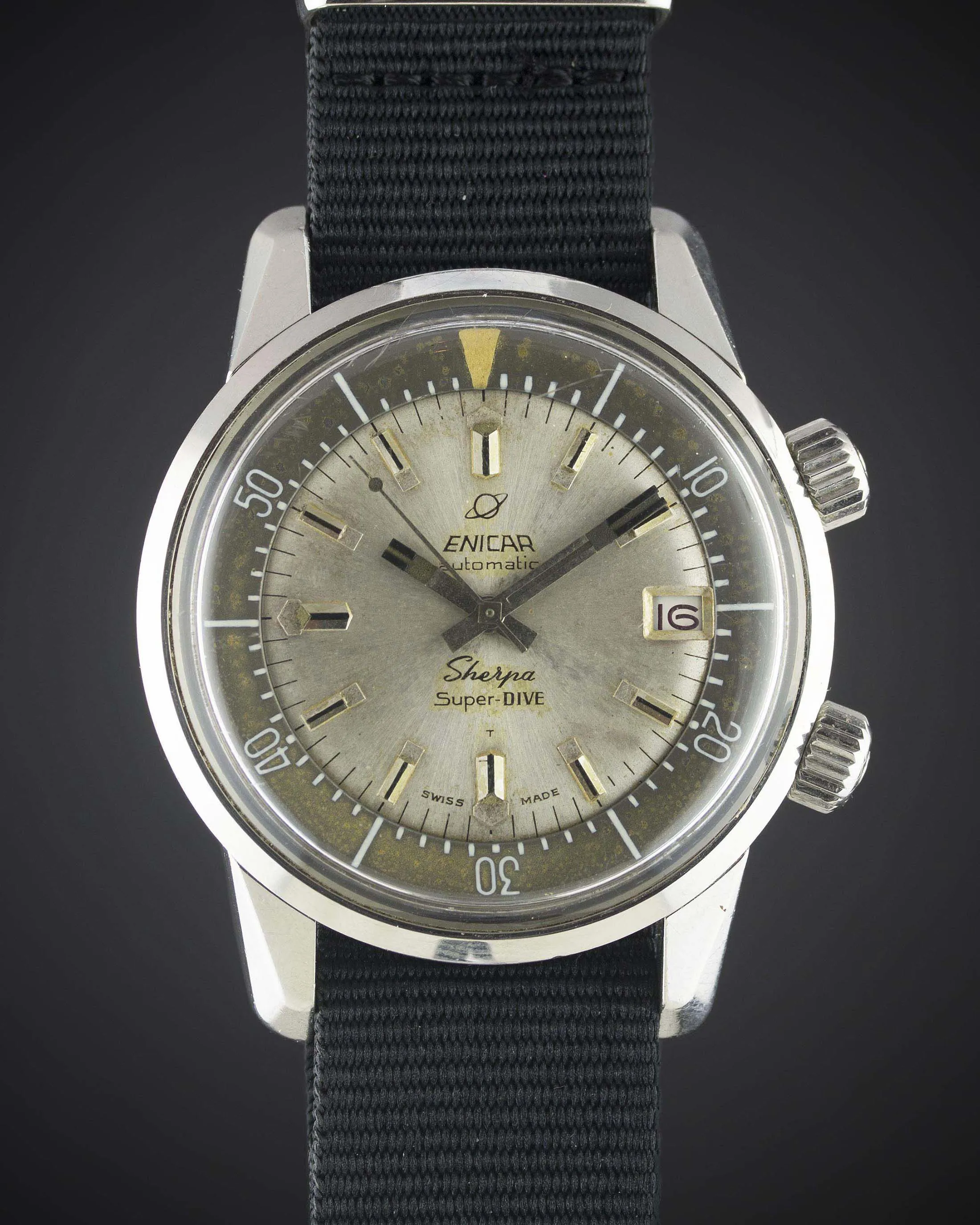 Enicar Sherpa 41mm Stainless steel Silver