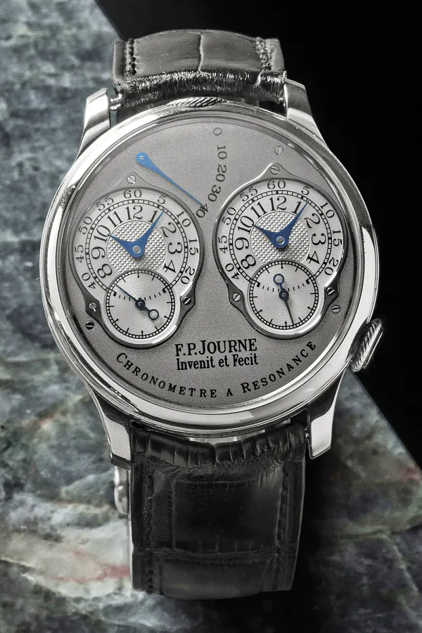 F.P. Journe Chronometre Resonance 38mm Platinum Silver