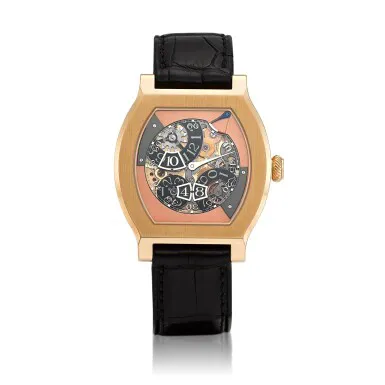 F.P. Journe Vagabondage III 38mm Rose gold Skeletonized