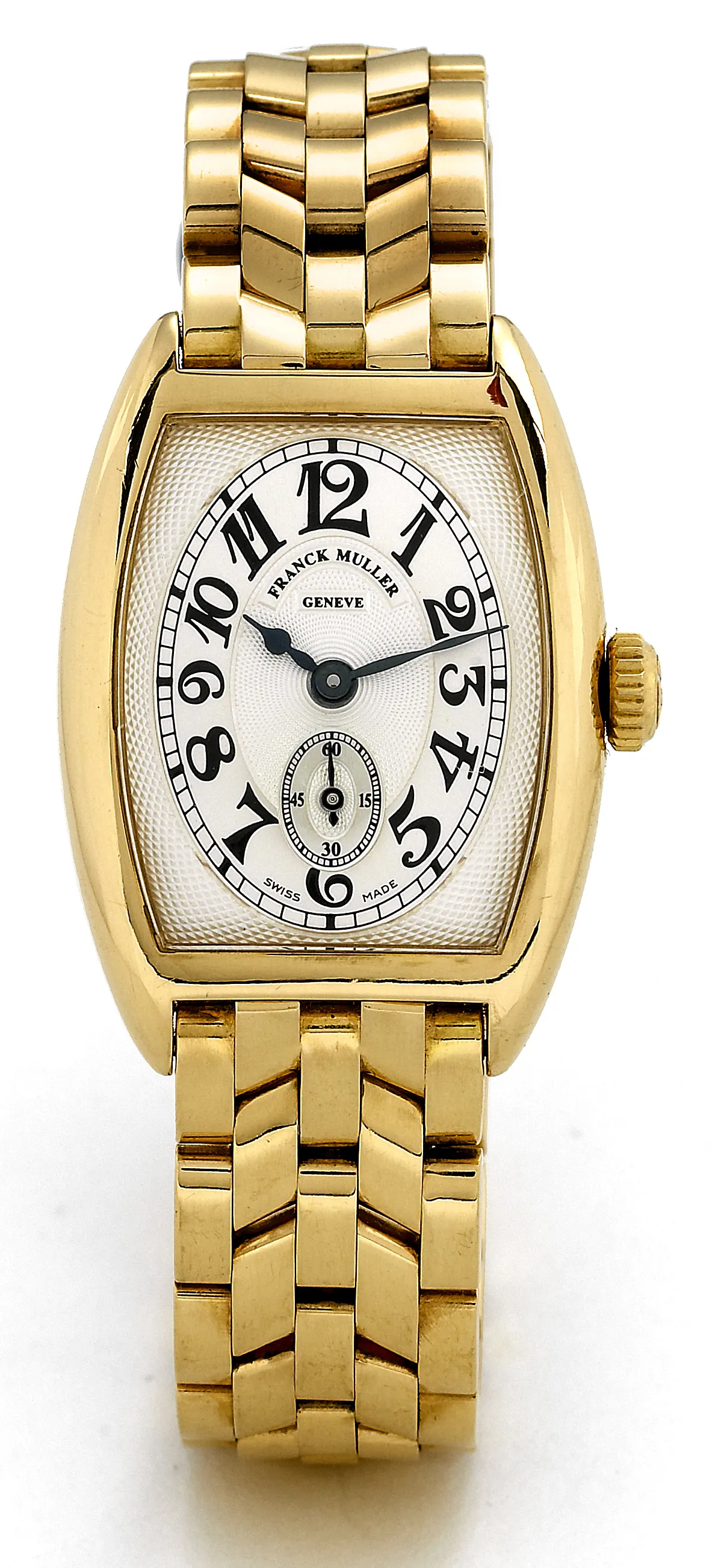 Franck Muller 1752 25mm Yellow gold Guilloché Silver