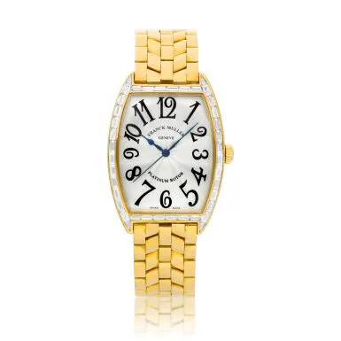 Franck Muller 2852 31mm Yellow gold Silver