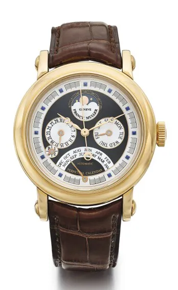 Franck Muller 7000 39mm Yellow gold Silver