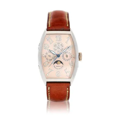 Franck Muller Casablanca 5850 QP 31.5mm White gold Salmon