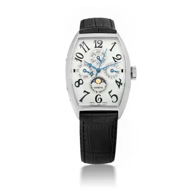 Franck Muller Casablanca 5850 QP 32mm Platinum Silver