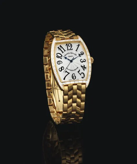 Franck Muller Curvex 2852 31mm Yellow gold White