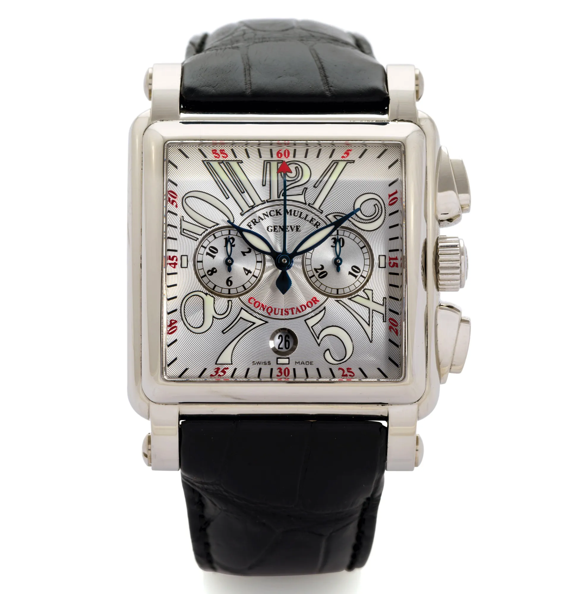 Franck Muller Conquistador Cortez 10000 H CC 41mm Stainless steel Silver