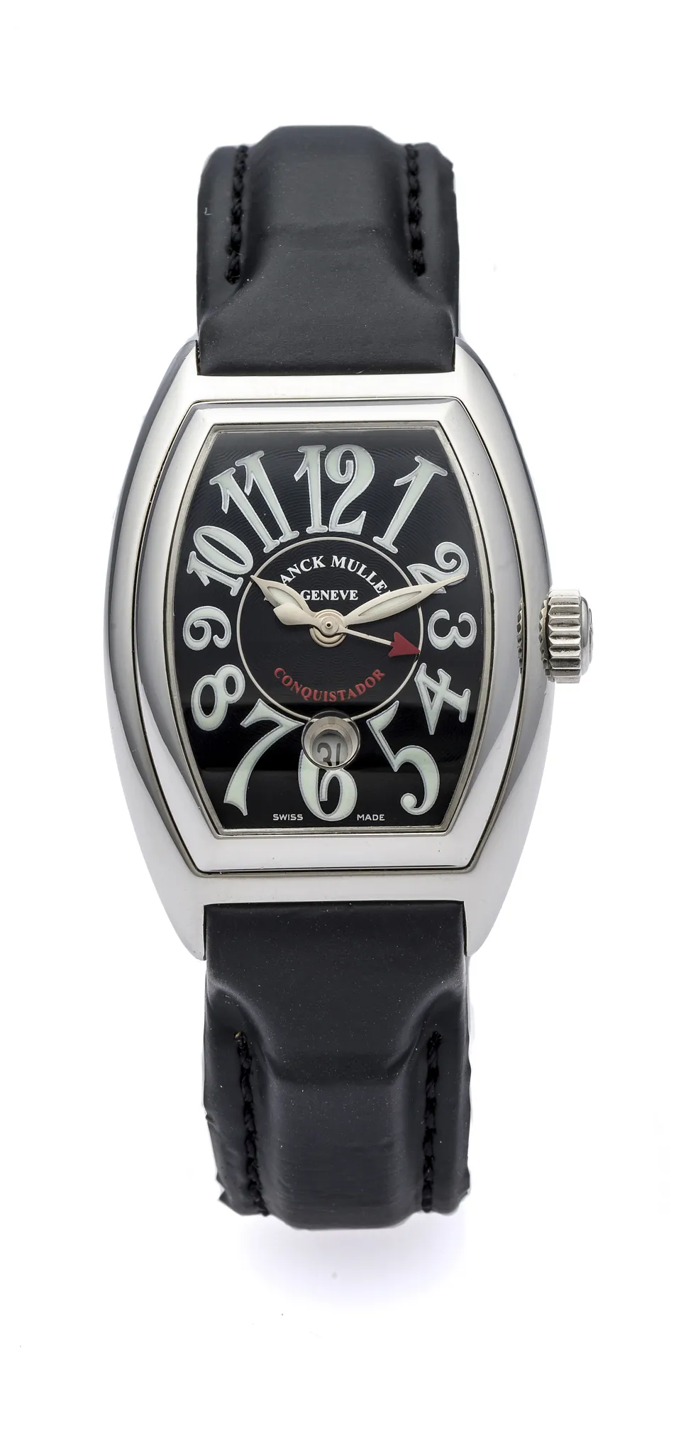 Franck Muller Conquistador 8001 L SC 28mm Stainless steel Black