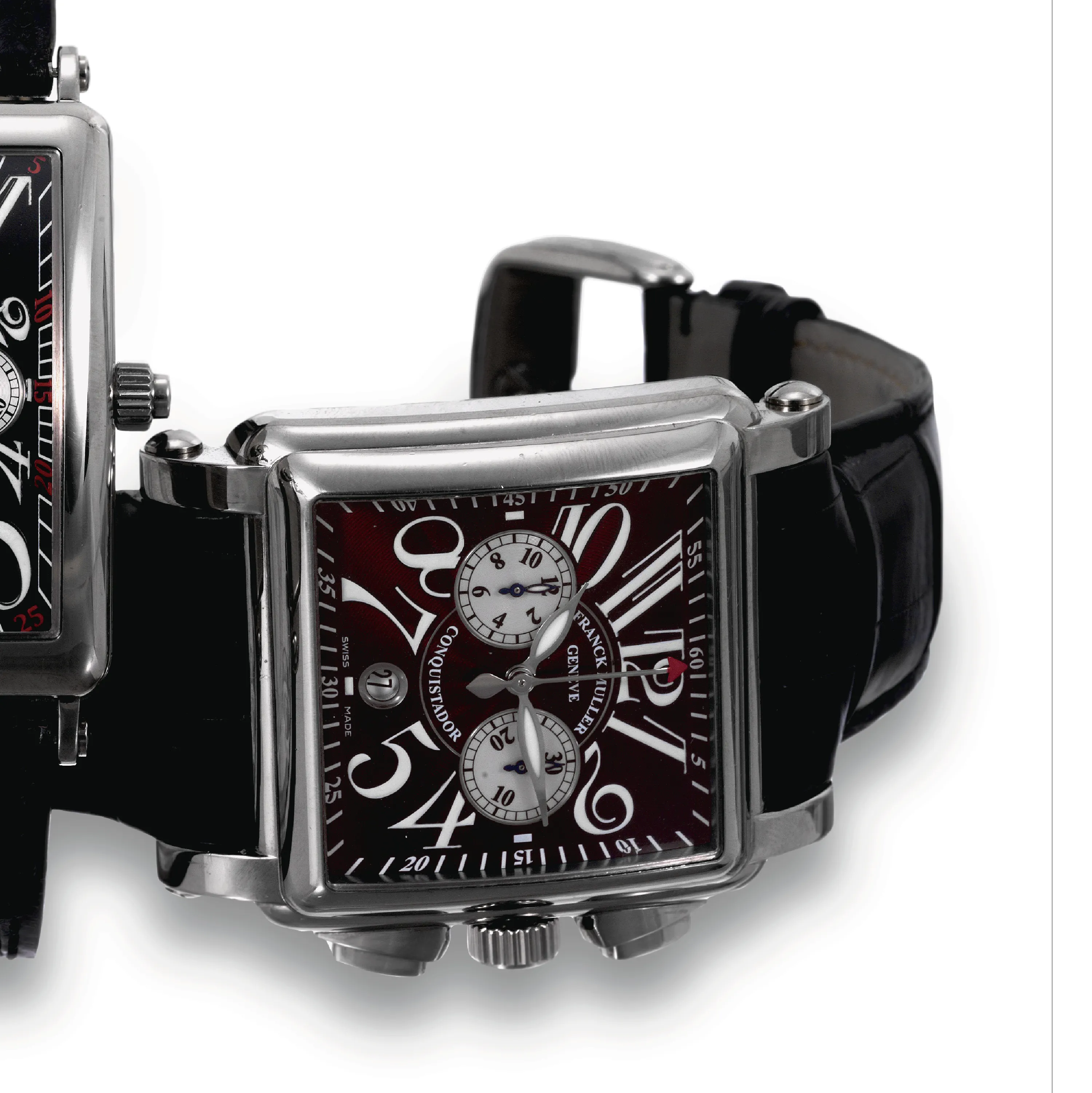 Franck Muller Conquistador Cortez 10000 41mm White gold Brown