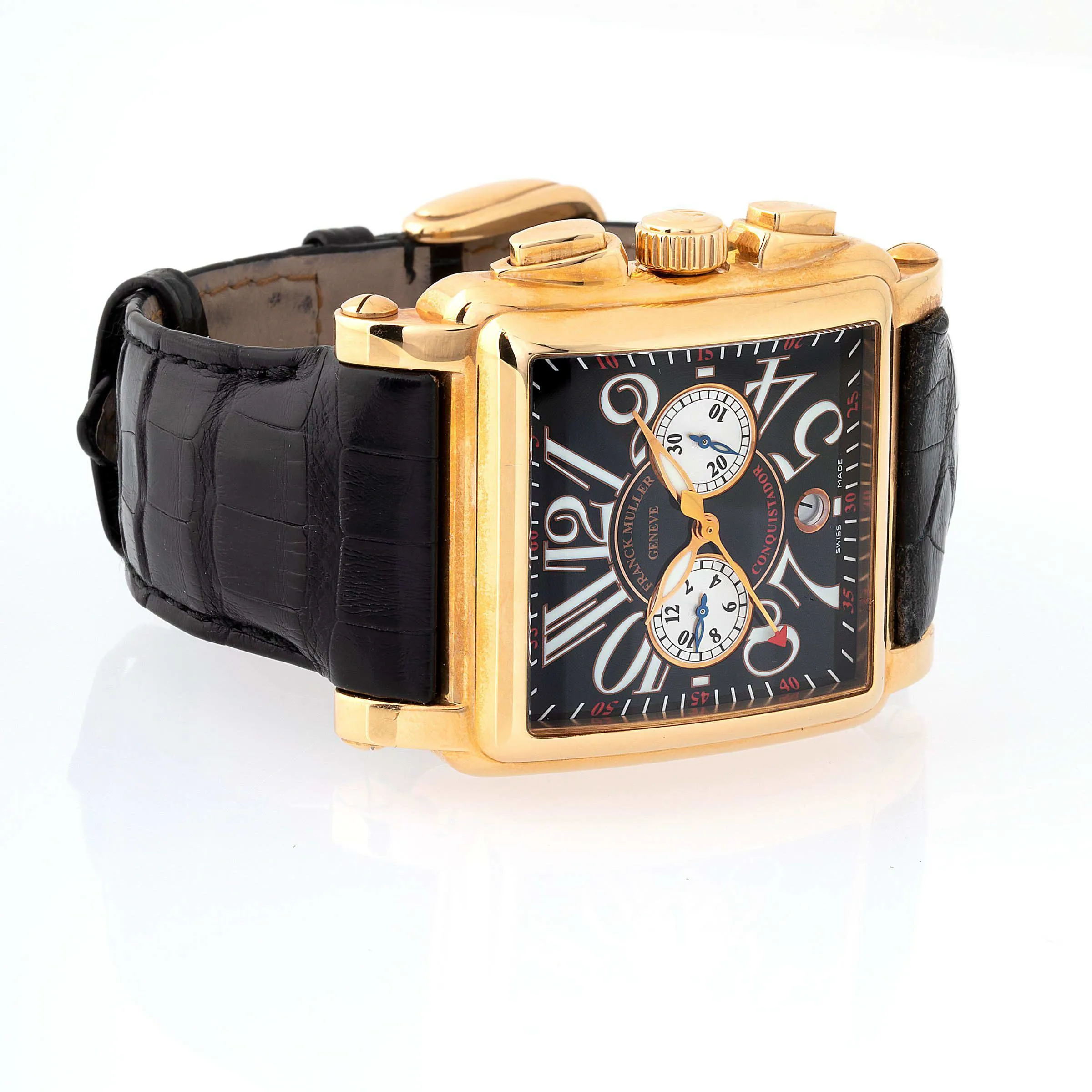 Franck Muller Conquistador Cortez 10000CC 41mm Yellow gold Black 5