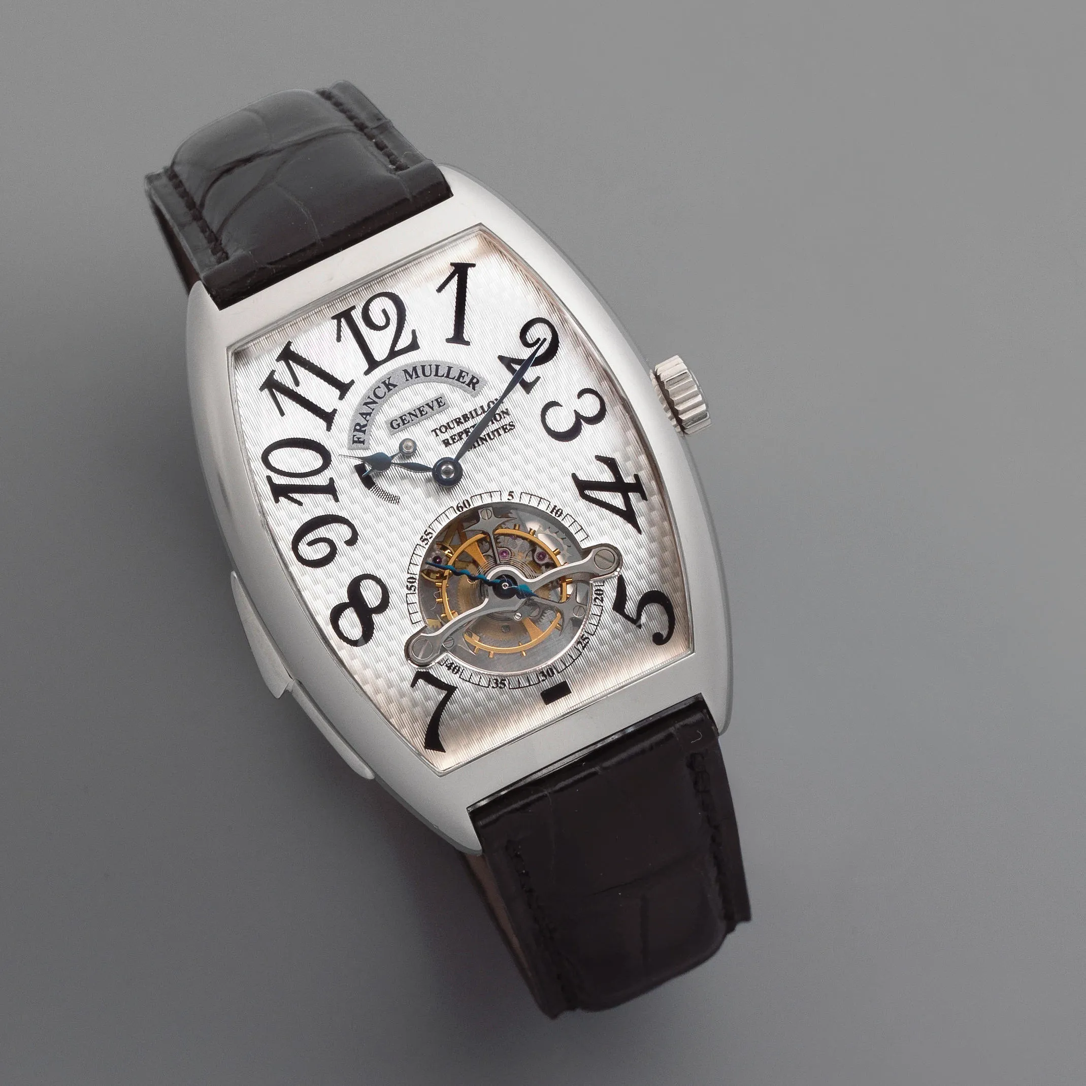 Franck Muller Imperial Tourbillon 6850 RMT/55 34mm White gold Silvered guilloche