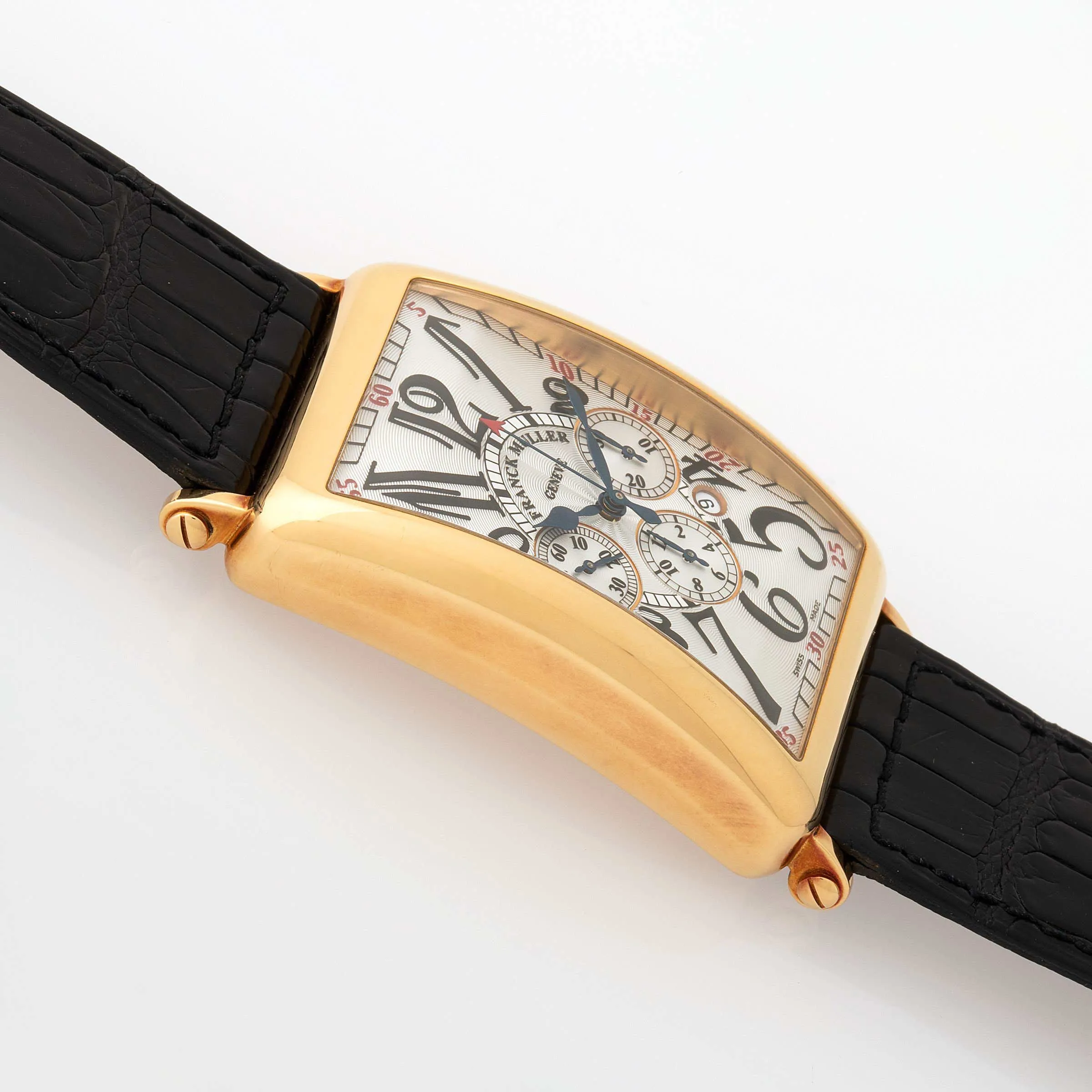 Franck Muller Long Island 1200 CC AT 35mm Yellow gold Silver 2