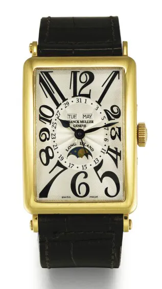 Franck Muller Long Island 1200 MC L 32mm Yellow gold Silver