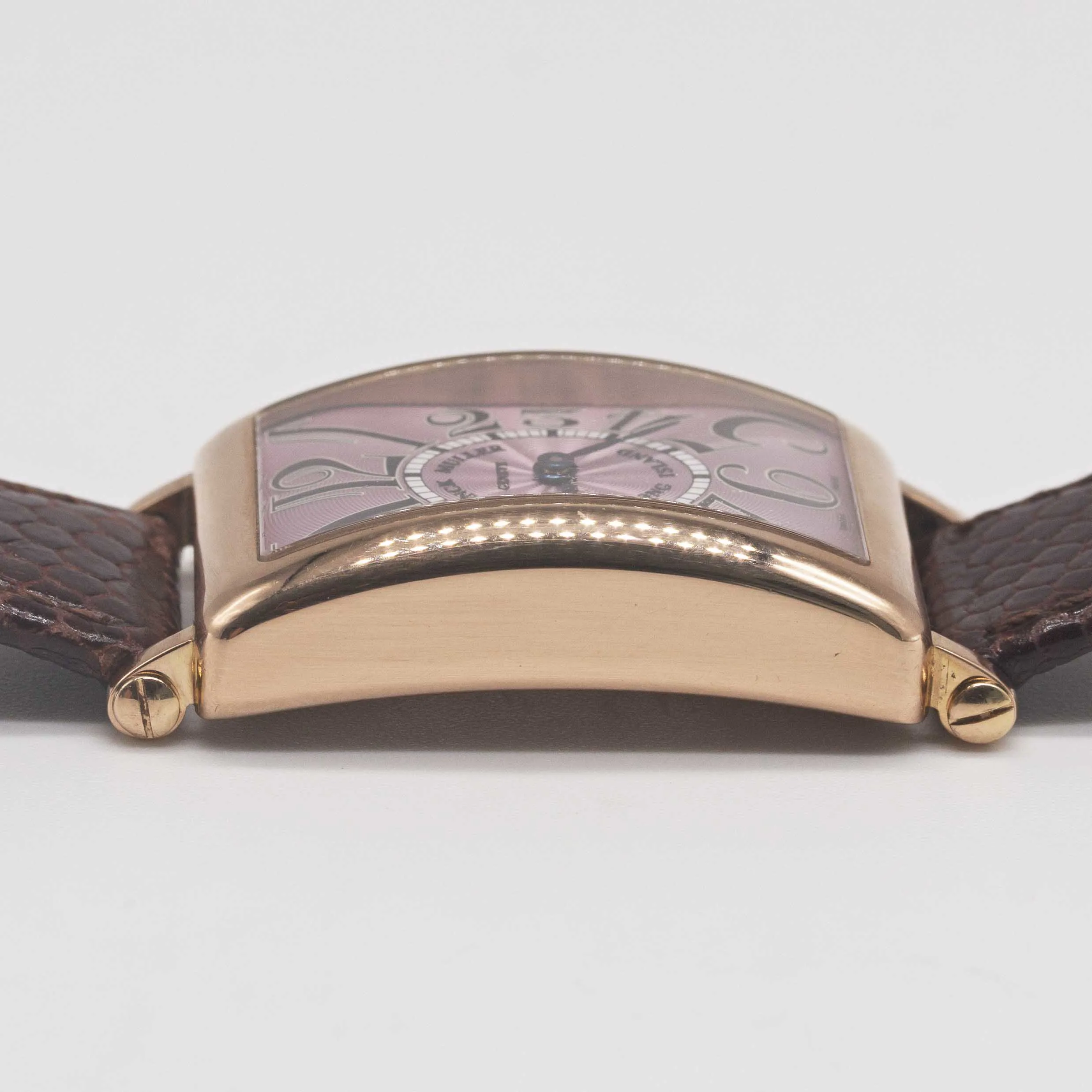 Franck Muller Long Island 900 QZ 23mm Rose gold Salmon