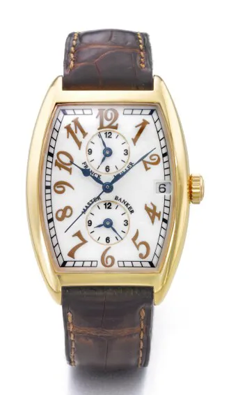 Franck Muller Master Banker 2852 43mm Yellow gold White