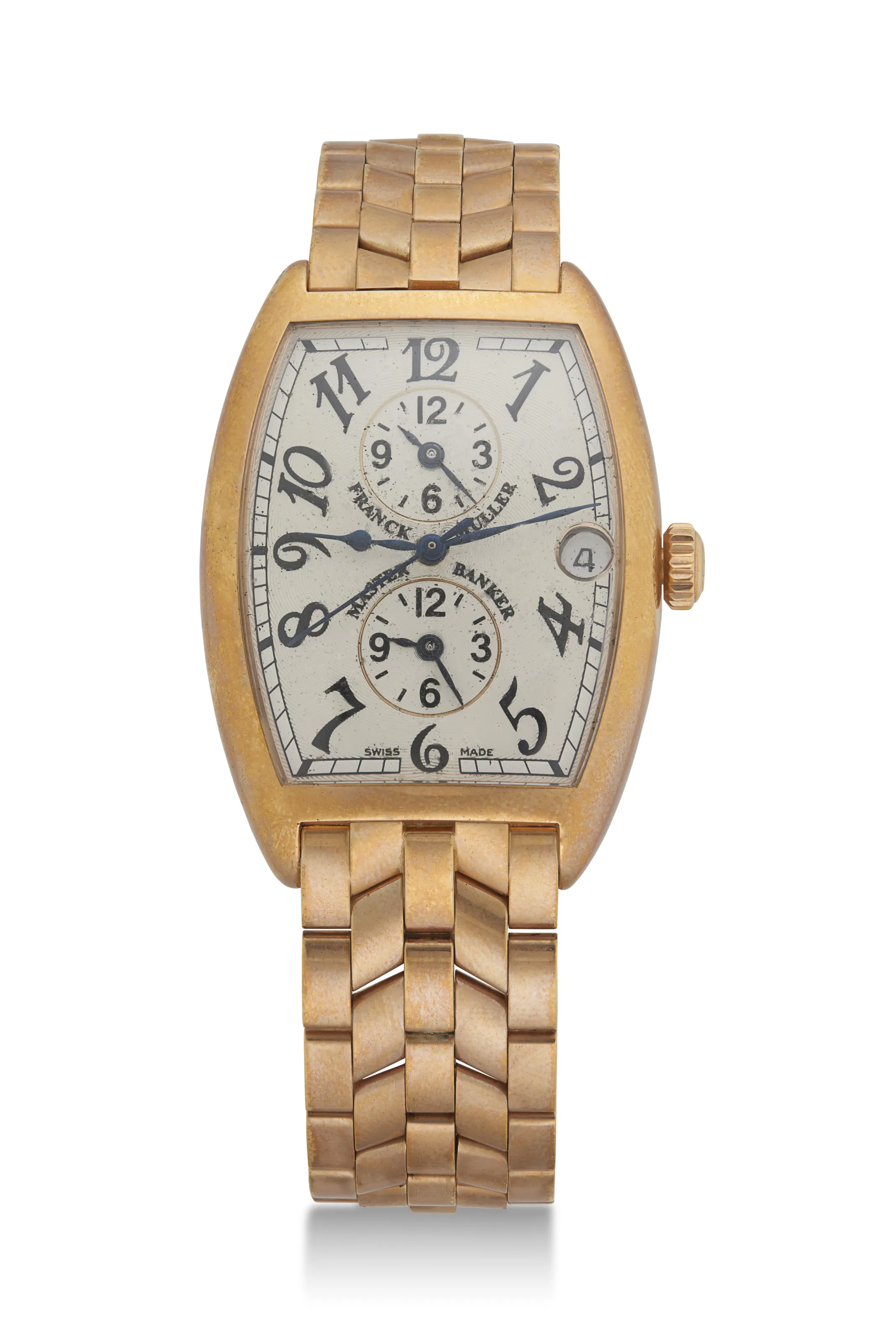 Franck Muller Master Banker 2852 31mm Rose gold Silver