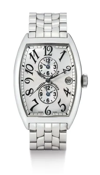 Franck Muller Master Banker 6850 MB 33mm Stainless steel Silver